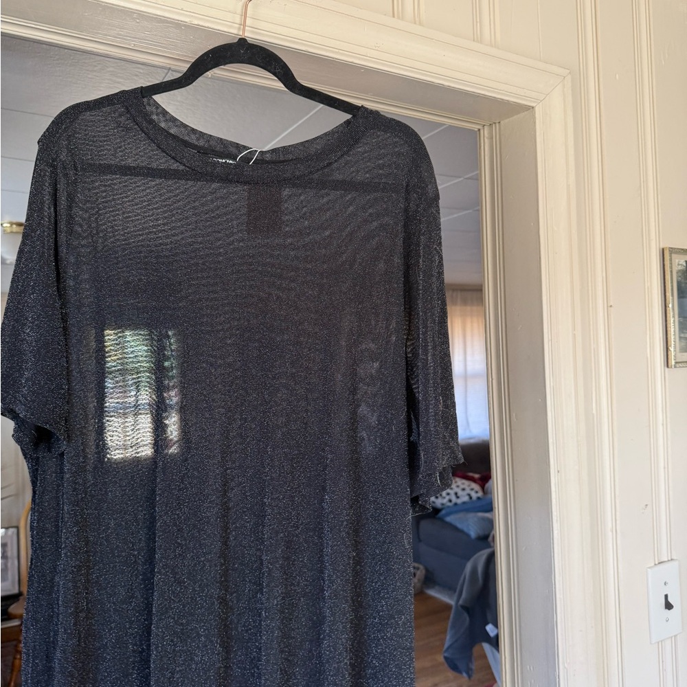 BloomChic Black Sparkle Top